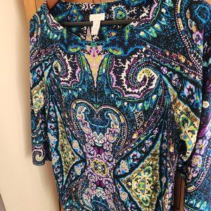 Chico's - 3/4" sleeve shirt